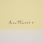 Robert Motherwell UNTITLED (YELLOW/BLACK) Screenprint